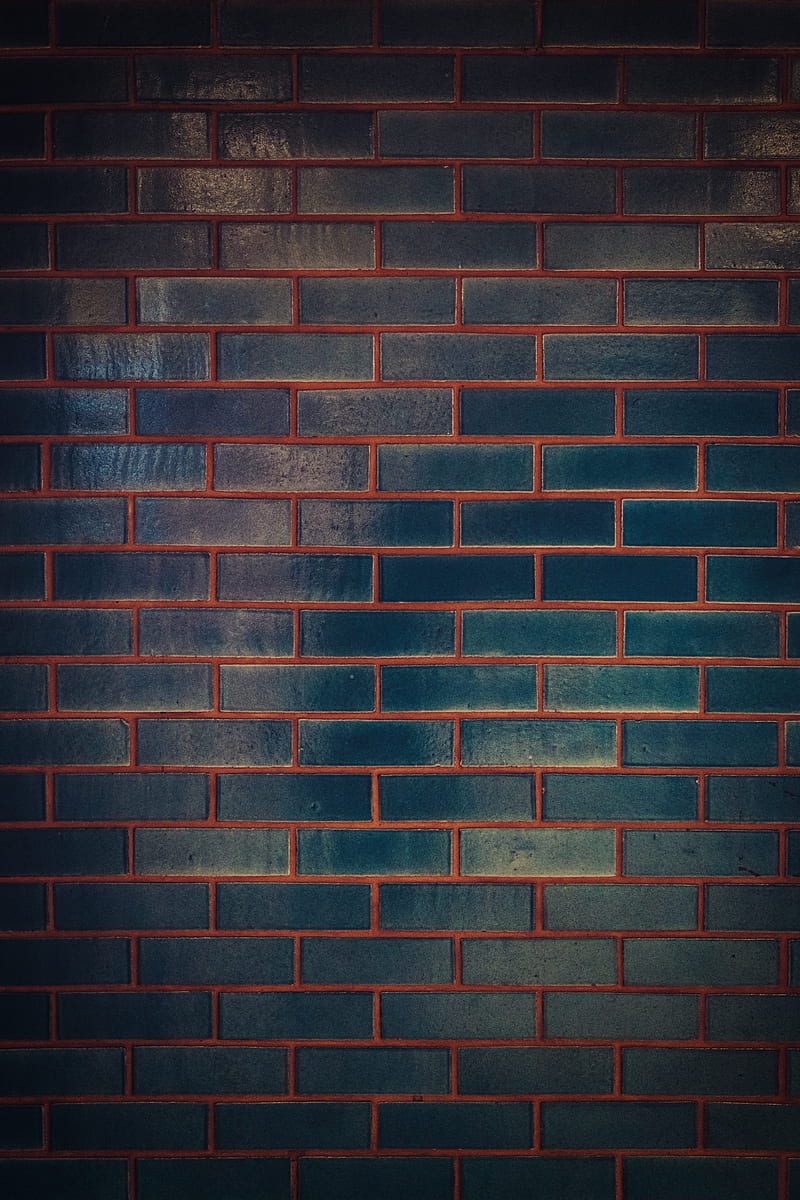 brown and black brick wall, HD phone wallpaper