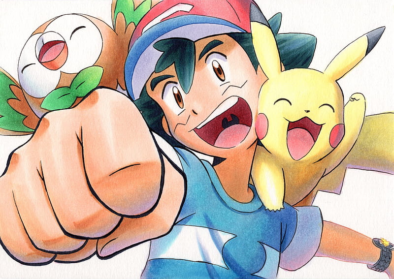 Ash Ketchum & Pikachu, Pokemon  Pikachu, Cute pokemon wallpaper