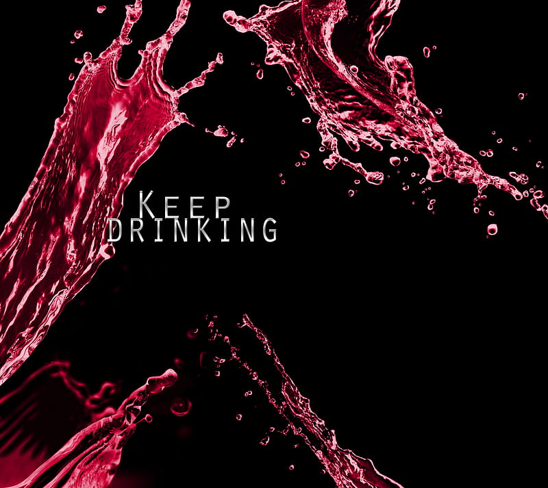 wine, cute, drink, drinking, red, rum, splash, HD wallpaper