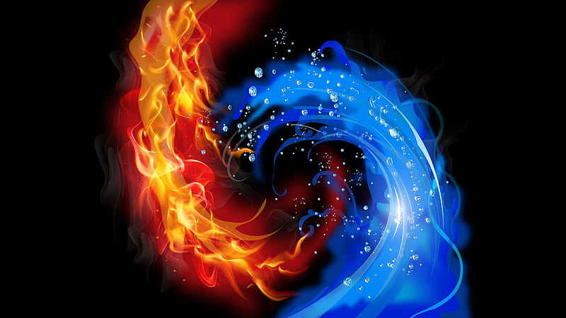 Fire And Ice Fire, HD wallpaper