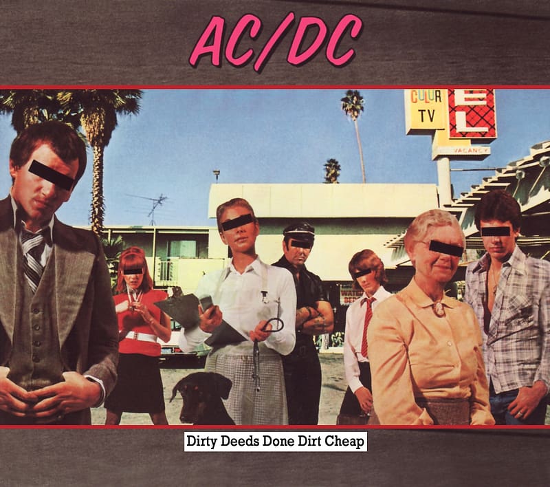 AC/DC - Dirty Deeds Done Dirt Cheap (1976), Heavy Rock Music, Dirty Deeds Done Dirt Cheap Album, Rock Music, ACDC Band, ACDC, HD wallpaper