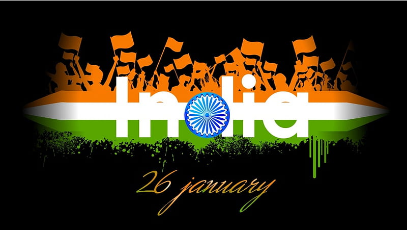 26 January Indian Republic Day, HD wallpaper