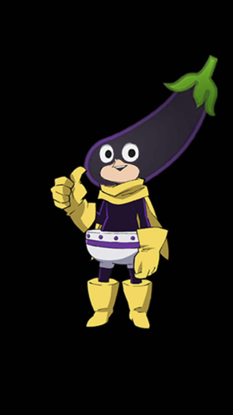 Eggplant Mineta, meme, mha, my hero academia, HD phone wallpaper