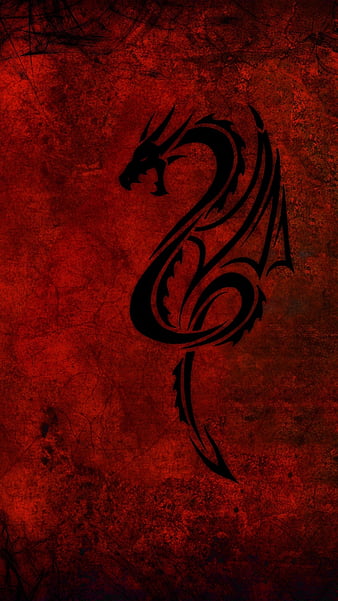 Red Dragon Wallpaper  Red and black wallpaper Dark red wallpaper  Japanese wallpaper iphone