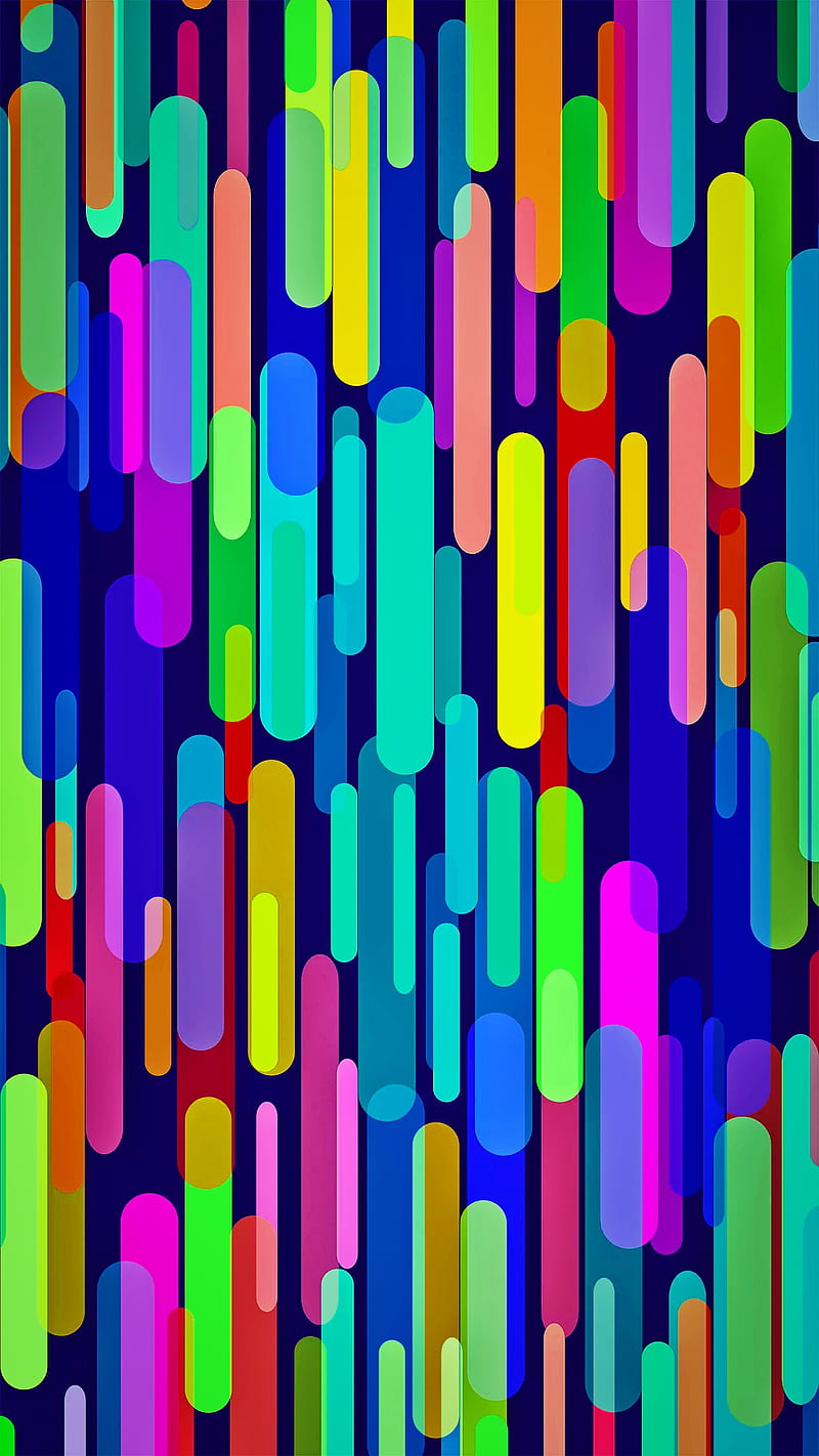 Colourfull rows, animation, anime, colours, iphone, letest, oled, trending, HD phone wallpaper