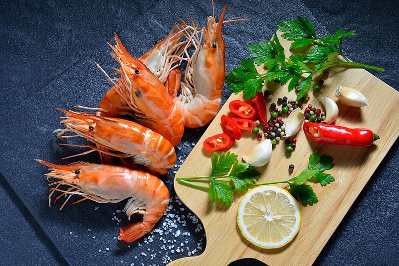 Food, Still Life, Shrimp, Seafood, HD wallpaper