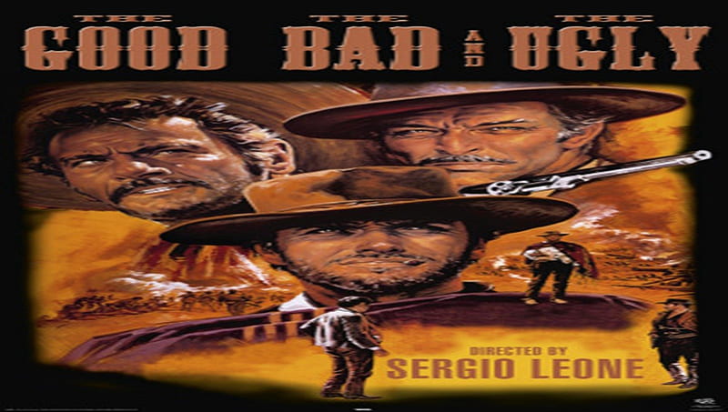The good, the bad, and the ugly, westerns, films, movies, classic, HD wallpaper