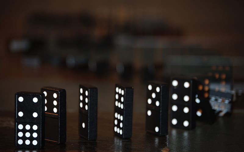 The Domino Effect, graphy, domino, effect, bonito, abstract, HD wallpaper