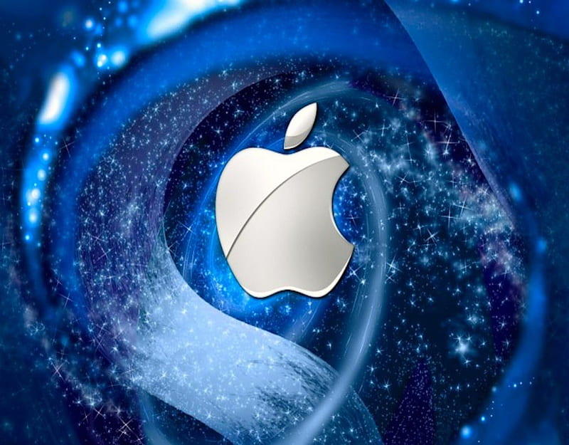 Macintosh apple, apple, mac, computer, bonito, technology, blue, HD  wallpaper | Peakpx
