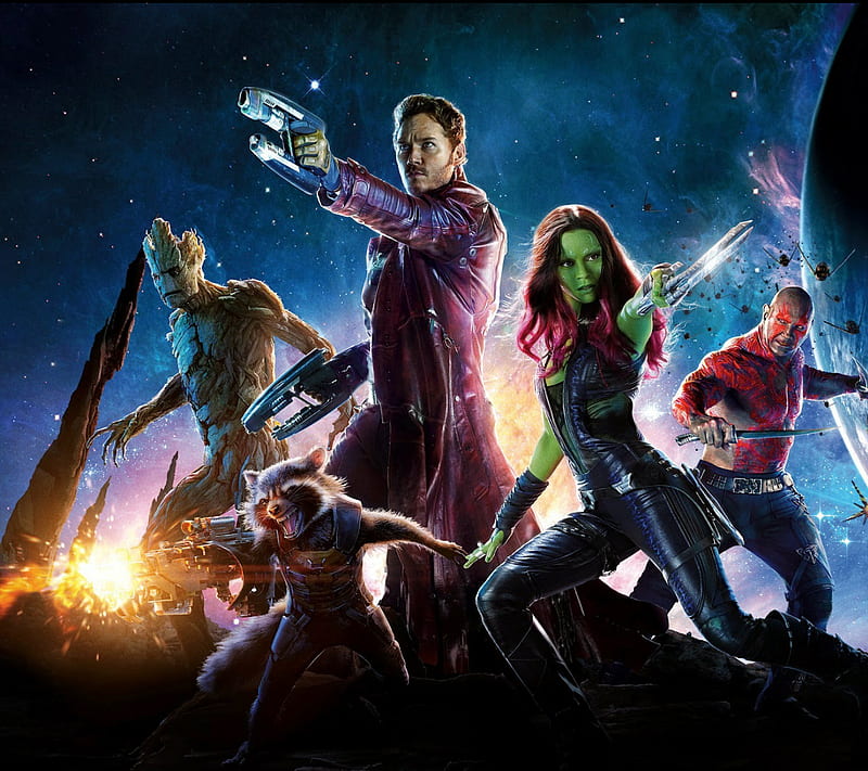 Guardians of Galaxy, galaxy, guardians, marvel, space, universe, HD wallpaper