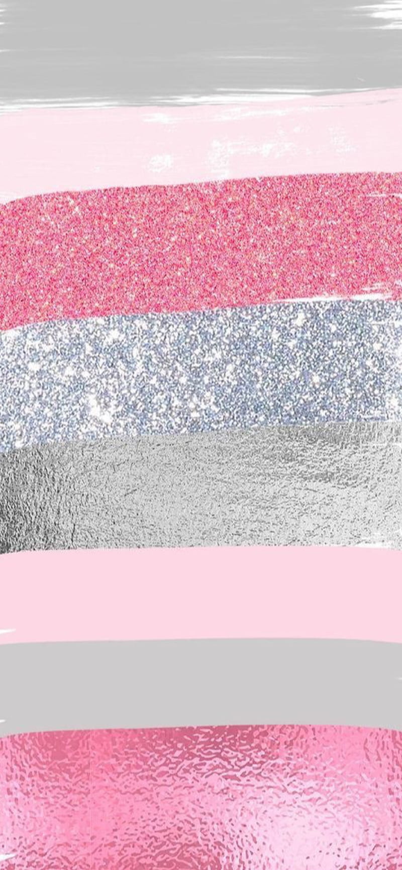 Pink Glitter, cute, girly, pattern, pretty, silver, HD phone wallpaper