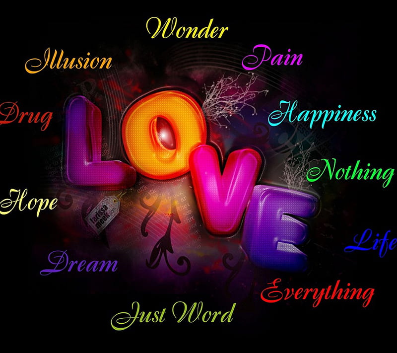 Words Of Love, of love, HD wallpaper