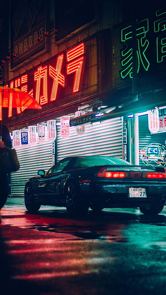 JDM Cyberpunk NSX, jdm cyberpunk, HD phone wallpaper