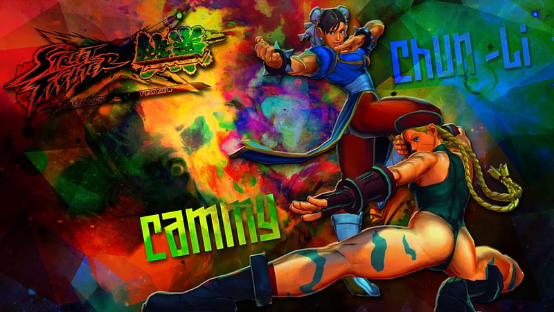 Chun-Li/Cammy, Capcom, Street Fighter, Chun-Li, Super Street Fighter IV, Cammy, Street Fighter x Tekken, HD wallpaper
