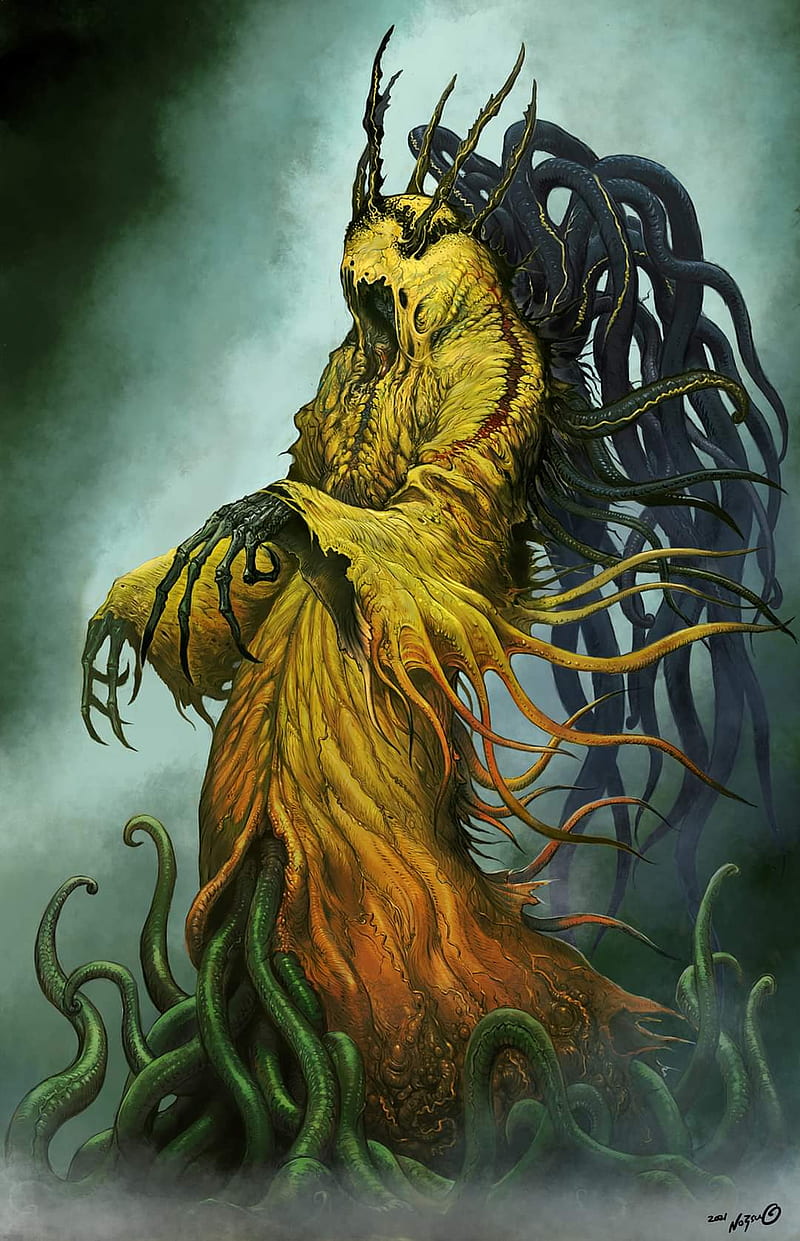 King in yellow , cthulhu, Lovecraft, HD phone wallpaper