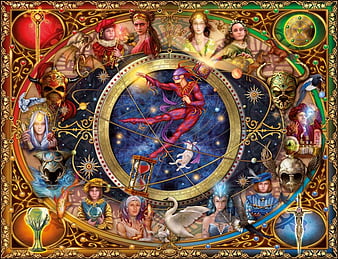 Legacy of divine tarot art fantasy ciro marchetti luminos