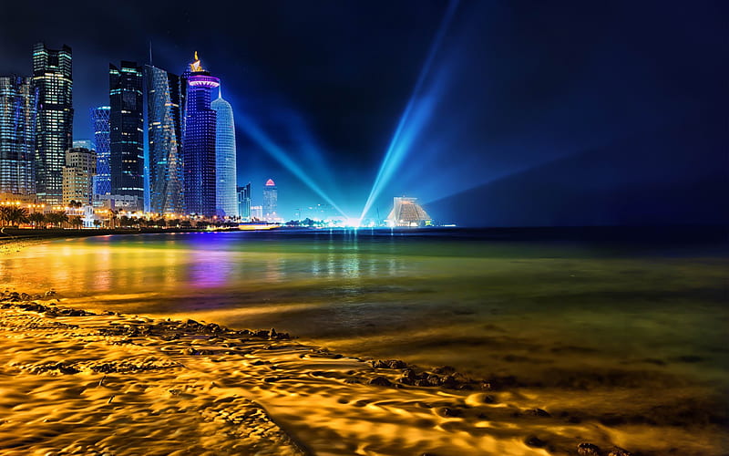 Doha City Qatar-, HD wallpaper