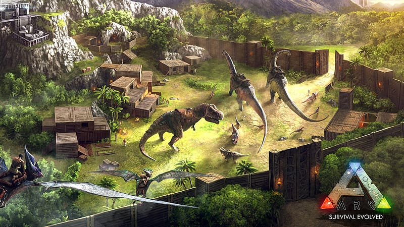 Dinosaur, Video Game, Ark: Survival Evolved, HD wallpaper