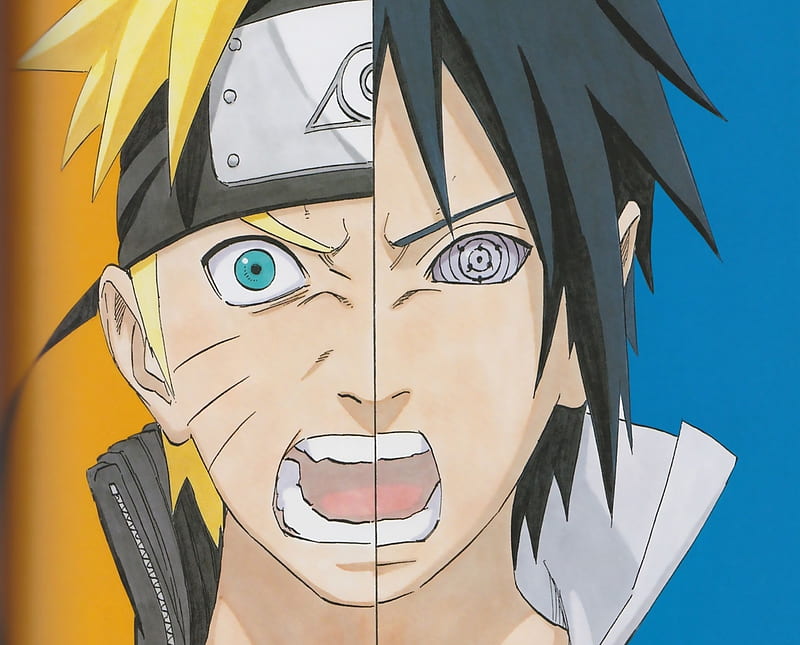 Sasuke Uchiha and Naruto Uzumaki, HD wallpaper