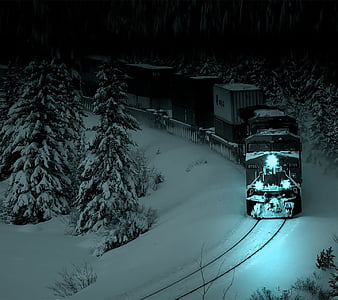 Train, Winter Train HD wallpaper | Pxfuel