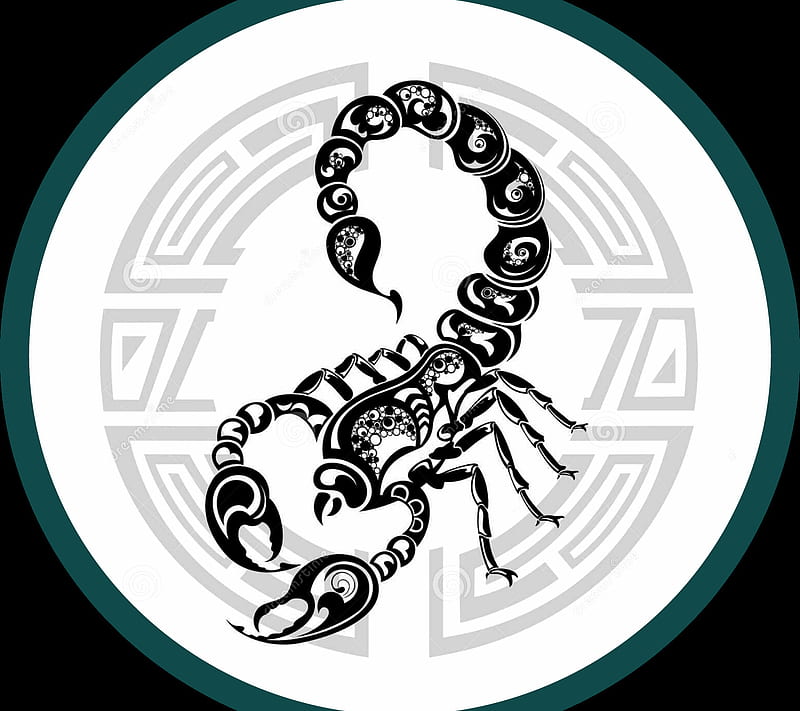 TealScorpio, scorpio, zodiac, HD wallpaper