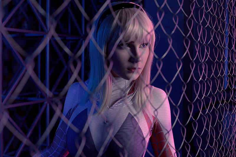 Gwen Stacy Cosplay Girl , gwen-stacy, superheroes, cosplay, HD wallpaper