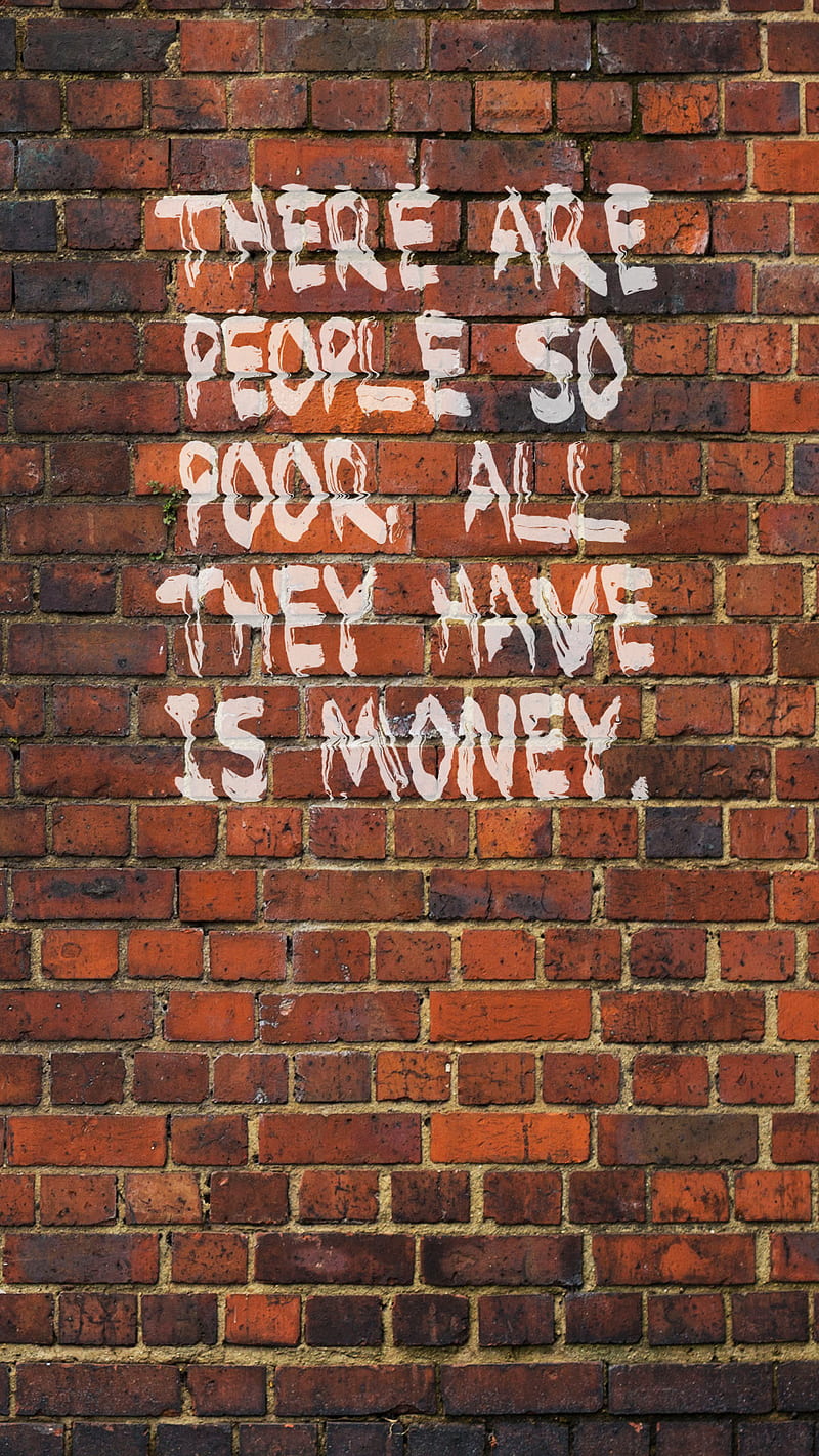 The real riches, grafitti, money, poetry, poor, saying, street, true, HD phone wallpaper