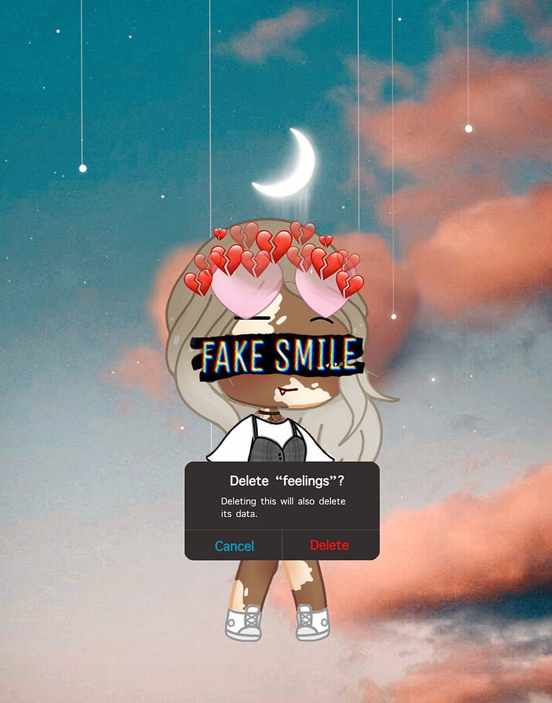 Sad Aesthetic Girl Aesthetic Clouds Edit Gacha Girl Moon Pretty Sad Hd Mobile Wallpaper Peakpx