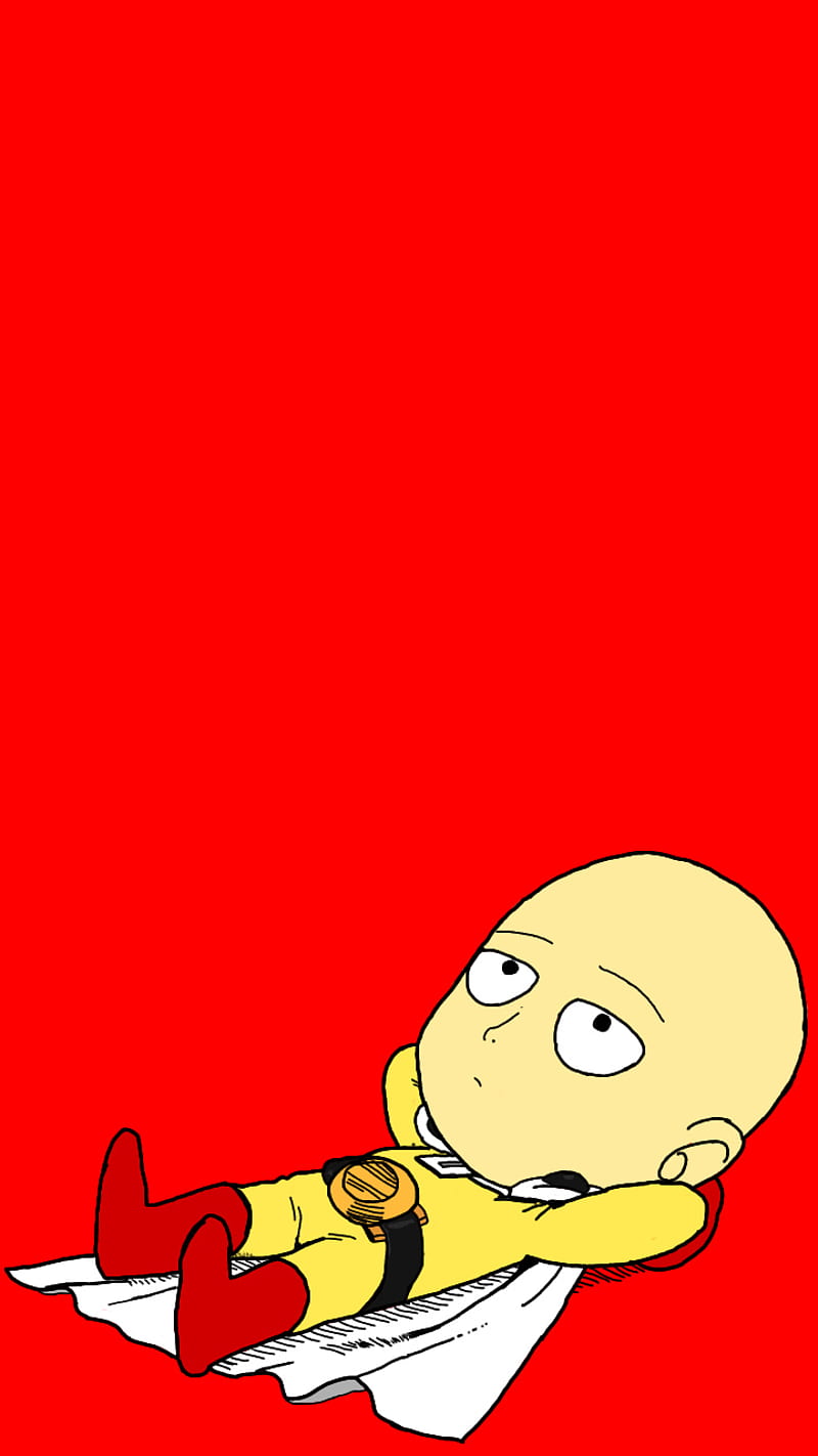 Saitama's Minimalist Design - 4k anime art profile photos - Image