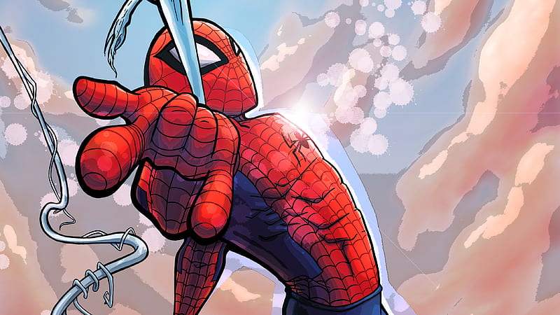 Spiderman Web, spiderman, superheroes, artwork, HD wallpaper