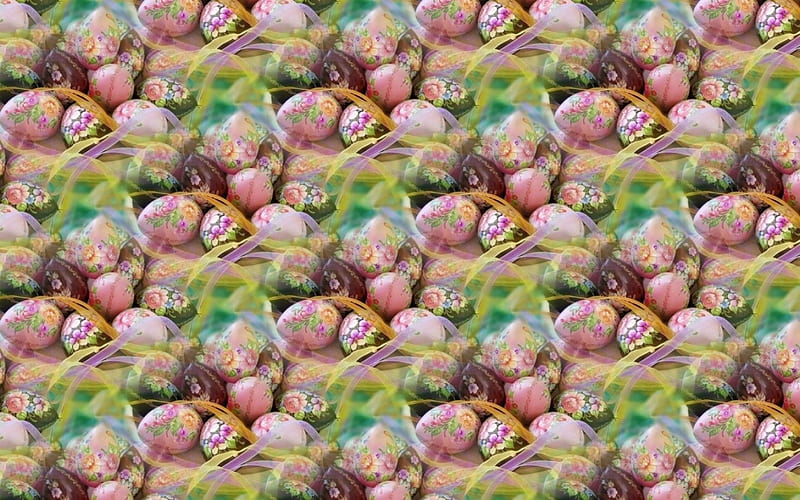 Easter texture, pattern, egg, green, texture, paper, easter, pink, HD wallpaper