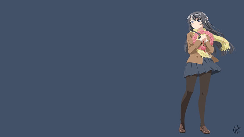 Mai san, bunny, girl, senpai, HD wallpaper