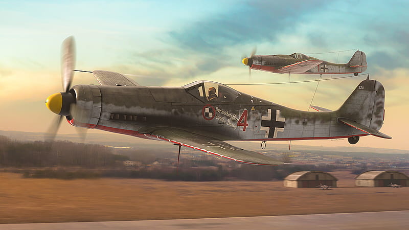Military Aircraft, Focke-Wulf Fw 190, Luftwaffe, HD wallpaper