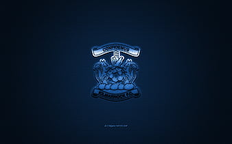 Rangers FC, Scottish football club, Scottish Premiership, blue logo ...