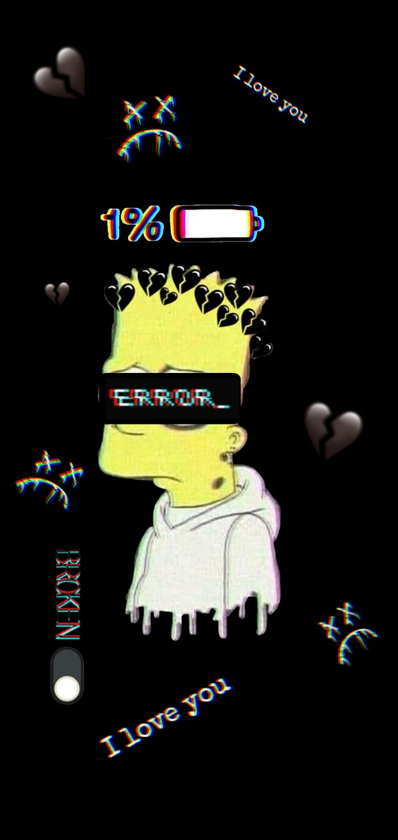 Sad Bart, sad, simpson, HD phone wallpaper