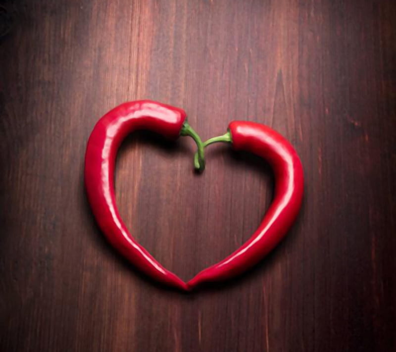Spicy Love, heart, HD wallpaper