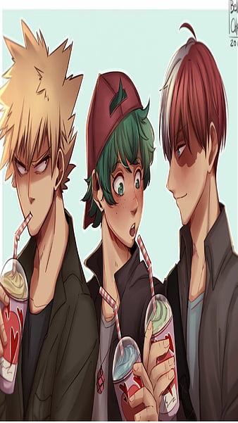 bakutododeku, anime, gay, HD phone wallpaper
