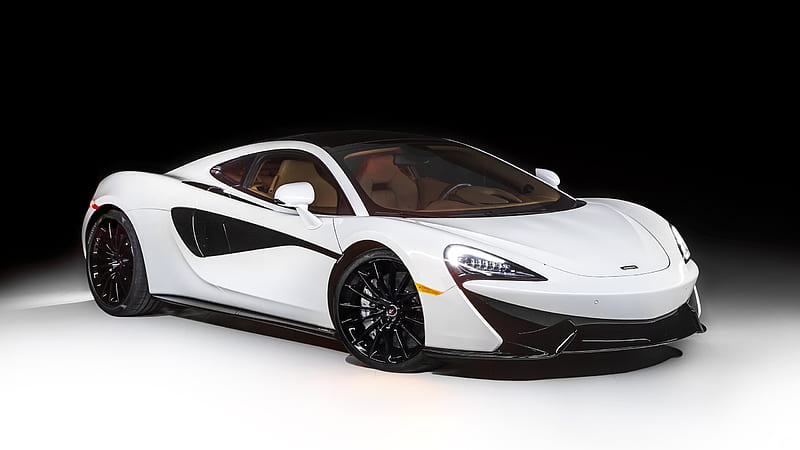 supercar, mclaren, 2016, 570gt, white, HD wallpaper