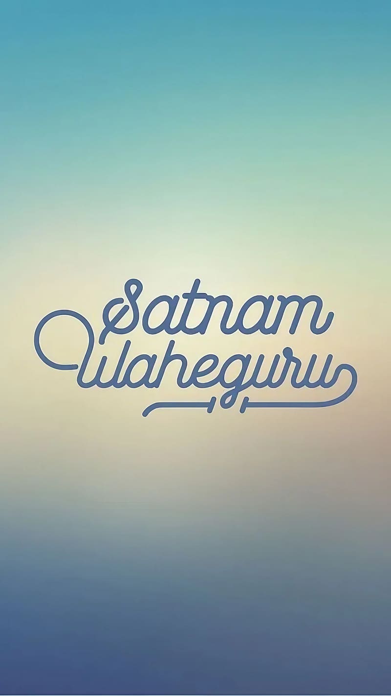 Satnam Waheguru, satnam, HD phone wallpaper | Peakpx
