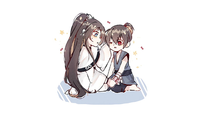 Anime, Mo Dao Zu Shi, Xue Yang, Xiao Xingchen, Chibi, HD wallpaper