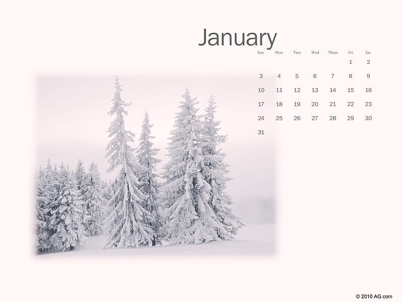 CALENDAR - JANUARY 2010, calendar, 2010, january, HD wallpaper | Peakpx