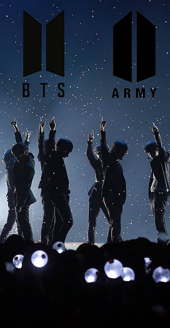 Download BTS Concert With Army Logo Wallpaper | Wallpapers.com
