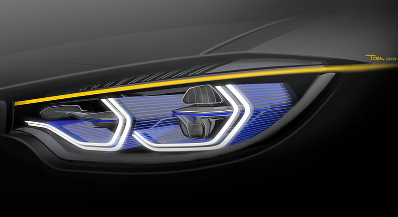2015 BMW M4 Iconic Lights Concept - Design Sketch , car, HD wallpaper