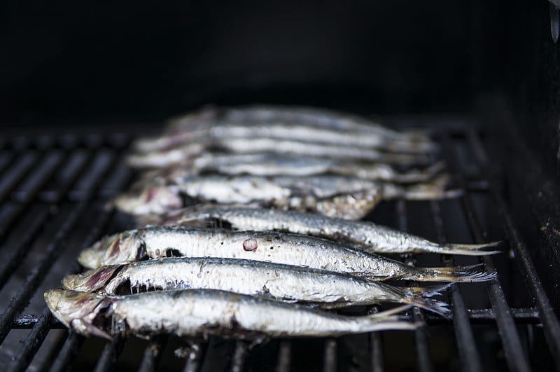 grilled fish, seafood, Food, HD wallpaper