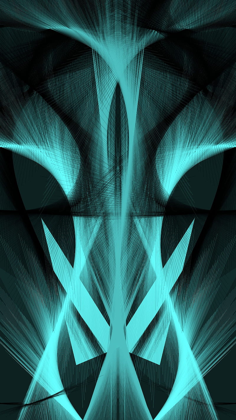 Aura Azul Abstracto Cian Color Negro Relajarse Fondo De Pantalla