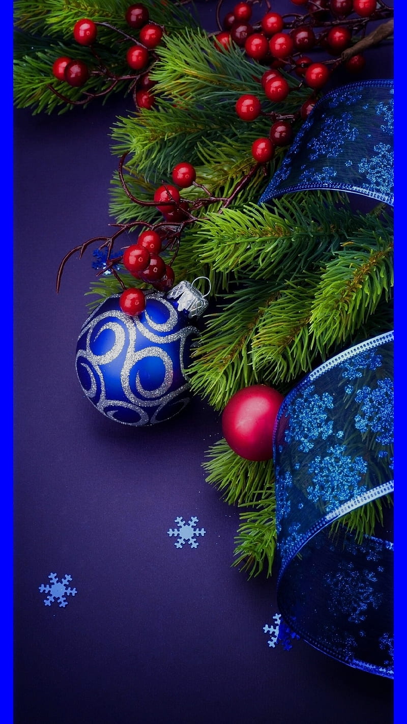 S7 edge Xmas Tree, blue, christmas, decoration, green, tree, HD phone wallpaper