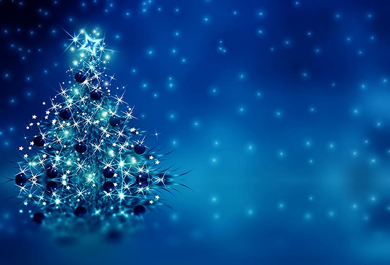 Christmas, Holiday, Christmas Tree, Sparkles, HD wallpaper | Peakpx