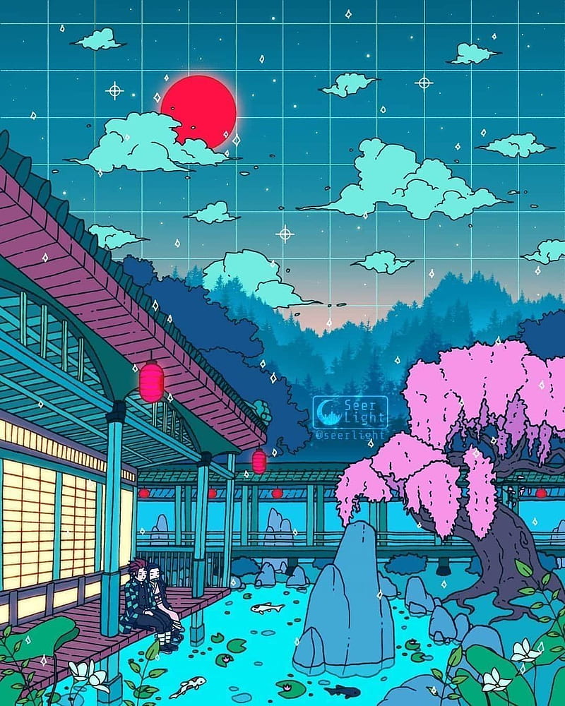 Japan night, anime neon, new, stars, tokyo, HD phone wallpaper | Peakpx