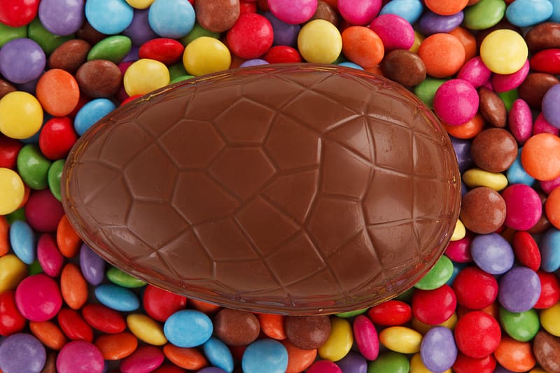 Food, Easter, Chocolate, Holiday, Colors, Colorful, Egg, Candy, Easter Egg, Smarties, HD wallpaper