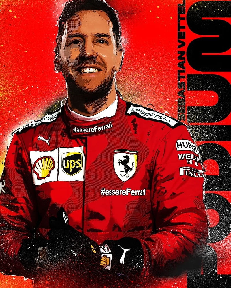 Sebastian Vettel, f1, race, HD phone wallpaper